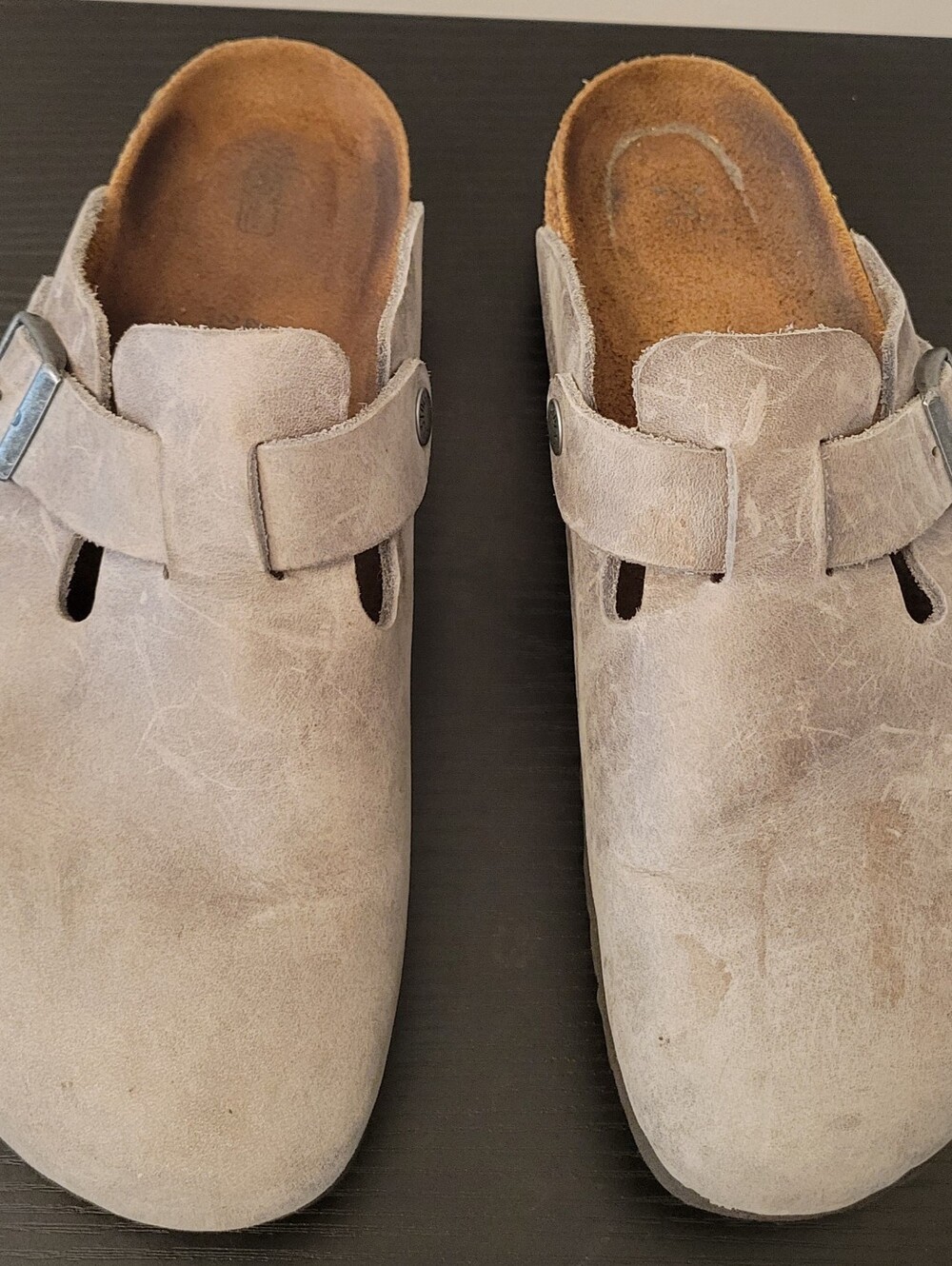 Birkenstock Boston Oiled Leather Iron 41N Womens 10-10.5
